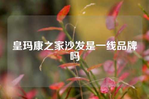 皇玛康之家沙发是一线品牌吗