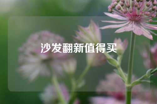 沙发翻新值得买
