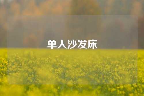 单人沙发床