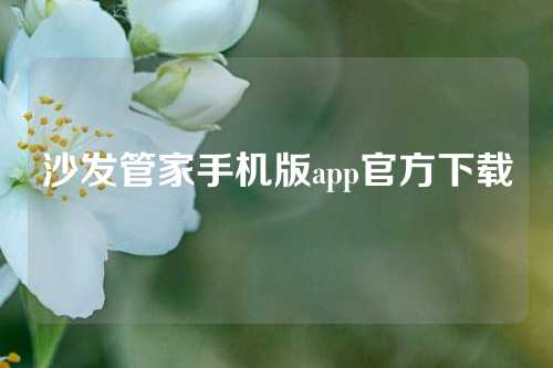 沙发管家手机版app官方下载