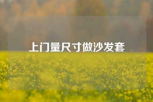 上门量尺寸做沙发套