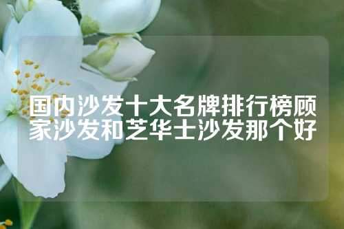 国内沙发十大名牌排行榜顾家沙发和芝华士沙发那个好