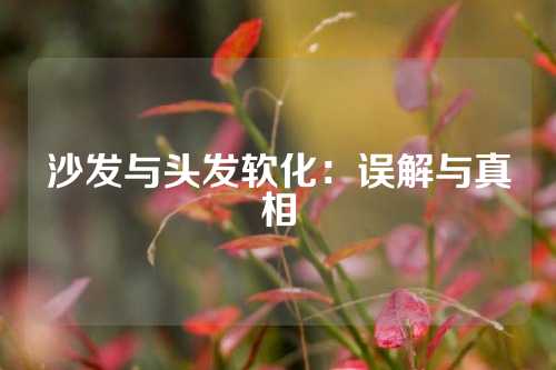 沙发与头发软化：误解与真相