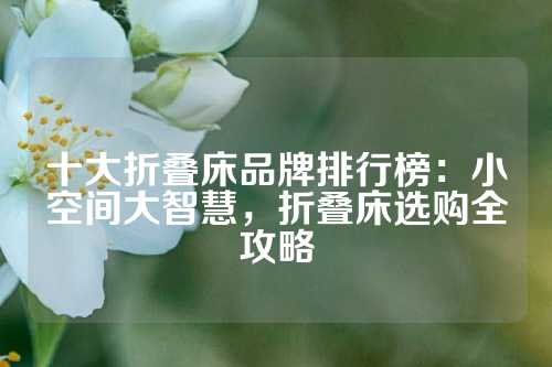 十大折叠床品牌排行榜：小空间大智慧，折叠床选购全攻略