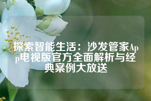 探索智能生活：沙发管家App电视版官方全面解析与经典案例大放送