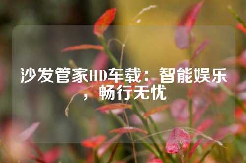 沙发管家HD车载：智能娱乐，畅行无忧