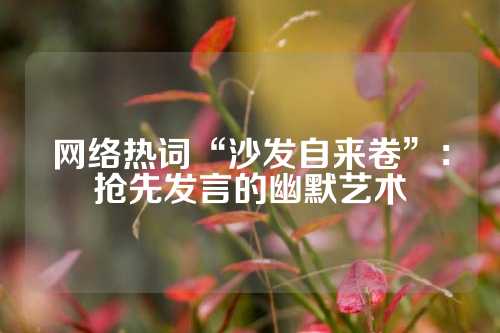网络热词“沙发自来卷”：抢先发言的幽默艺术