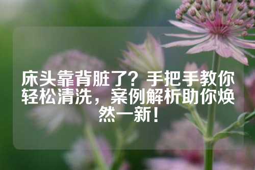 床头靠背脏了？手把手教你轻松清洗，案例解析助你焕然一新！