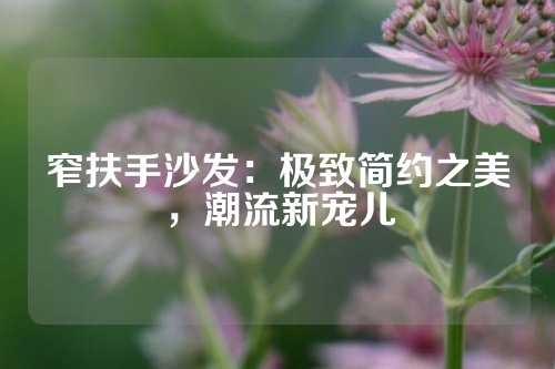 窄扶手沙发：极致简约之美，潮流新宠儿