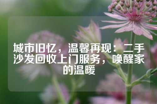 城市旧忆，温馨再现：二手沙发回收上门服务，唤醒家的温暖