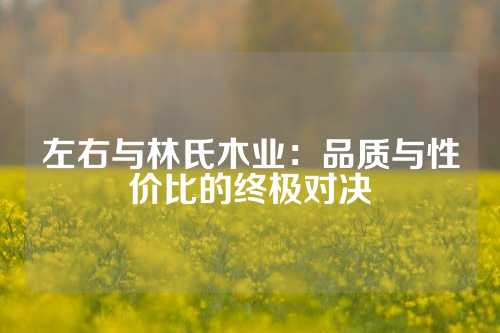左右与林氏木业：品质与性价比的终极对决