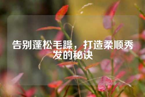 告别蓬松毛躁，打造柔顺秀发的秘诀