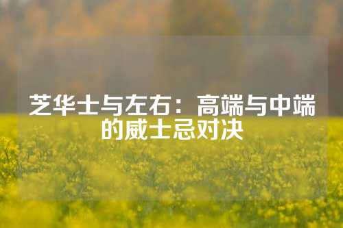 芝华士与左右：高端与中端的威士忌对决
