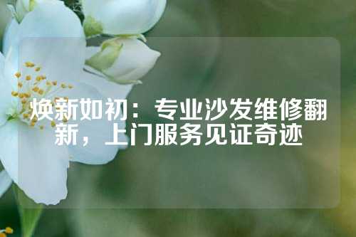 焕新如初：专业沙发维修翻新，上门服务见证奇迹
