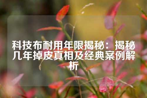 科技布耐用年限揭秘：揭秘几年掉皮真相及经典案例解析