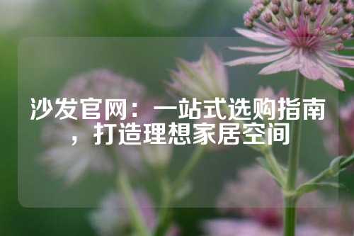 沙发官网：一站式选购指南，打造理想家居空间