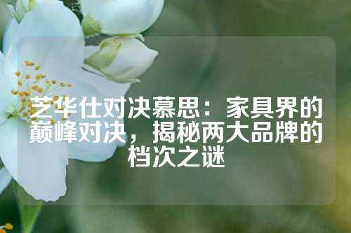 芝华仕对决慕思：家具界的巅峰对决，揭秘两大品牌的档次之谜
