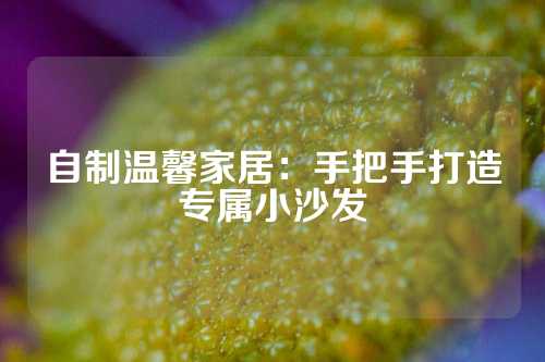 自制温馨家居：手把手打造专属小沙发