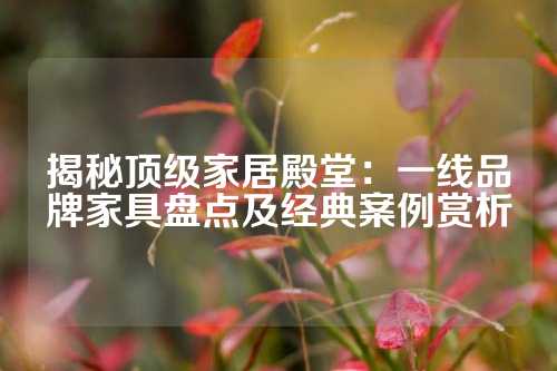 揭秘顶级家居殿堂:一线品牌家具盘点及经典案例赏析