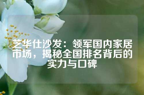芝华仕沙发：领军国内家居市场，揭秘全国排名背后的实力与口碑