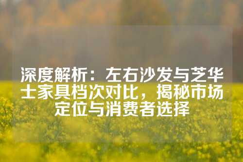 深度解析：左右沙发与芝华士家具档次对比，揭秘市场定位与消费者选择