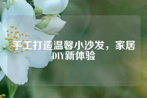 手工打造温馨小沙发，家居DIY新体验