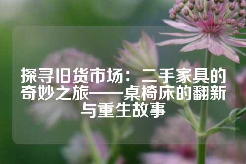 探寻旧货市场：二手家具的奇妙之旅——桌椅床的翻新与重生故事
