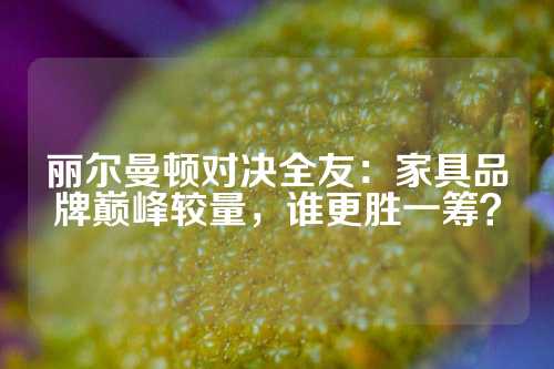 丽尔曼顿对决全友：家具品牌巅峰较量，谁更胜一筹？