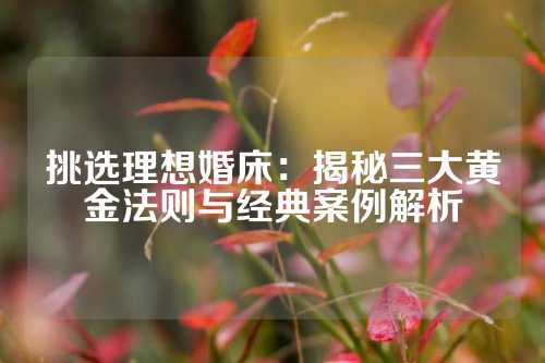 挑选理想婚床：揭秘三大黄金法则与经典案例解析