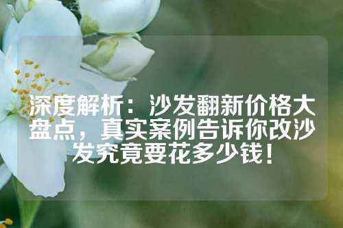 深度解析：沙发翻新价格大盘点，真实案例告诉你改沙发究竟要花多少钱！