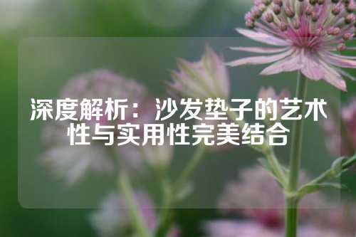 深度解析：沙发垫子的艺术性与实用性完美结合