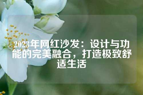 2023年网红沙发：设计与功能的完美融合，打造极致舒适生活