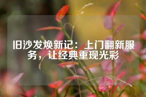 旧沙发焕新记：上门翻新服务，让经典重现光彩