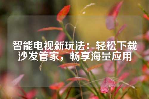 智能电视新玩法：轻松下载沙发管家，畅享海量应用