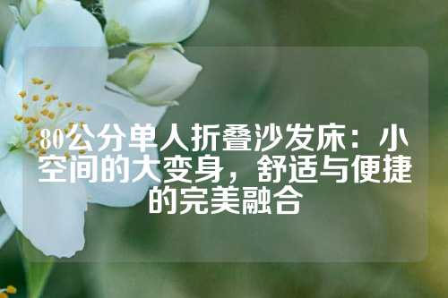 80公分单人折叠沙发床：小空间的大变身，舒适与便捷的完美融合