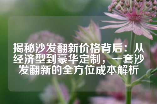揭秘沙发翻新价格背后：从经济型到豪华定制，一套沙发翻新的全方位成本解析