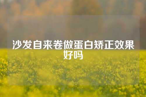 沙发自来卷做蛋白矫正效果好吗
