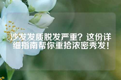 沙发发质脱发严重？这份详细指南帮你重拾浓密秀发！