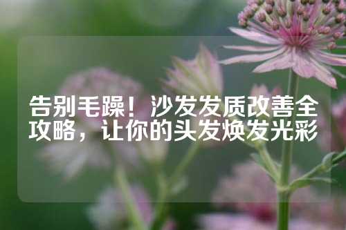 告别毛躁！沙发发质改善全攻略，让你的头发焕发光彩