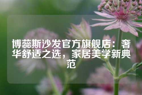 博蕊斯沙发官方旗舰店：奢华舒适之选，家居美学新典范