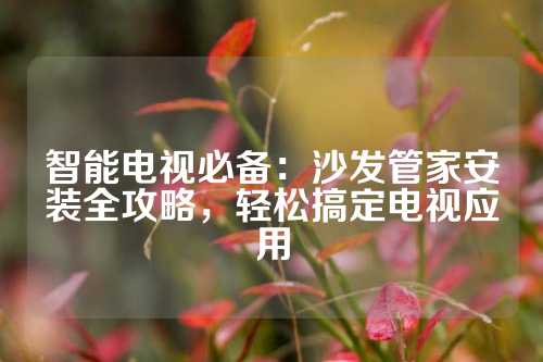 智能电视必备：沙发管家安装全攻略，轻松搞定电视应用