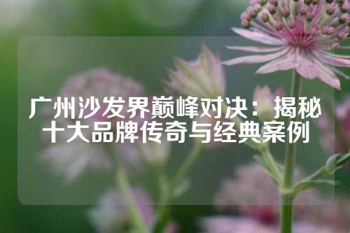 广州沙发界巅峰对决：揭秘十大品牌传奇与经典案例
