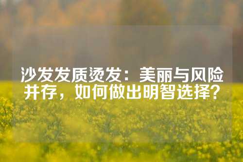 沙发发质烫发：美丽与风险并存，如何做出明智选择？