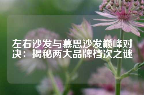 左右沙发与慕思沙发巅峰对决：揭秘两大品牌档次之谜