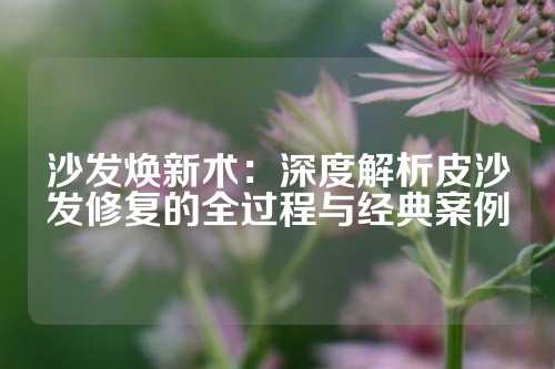 沙发焕新术：深度解析皮沙发修复的全过程与经典案例