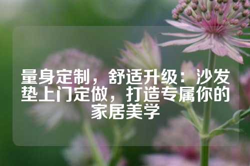 量身定制，舒适升级：沙发垫上门定做，打造专属你的家居美学