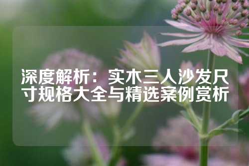 深度解析：实木三人沙发尺寸规格大全与精选案例赏析