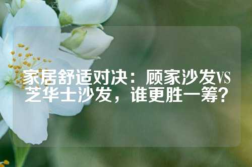 家居舒适对决：顾家沙发VS芝华士沙发，谁更胜一筹？