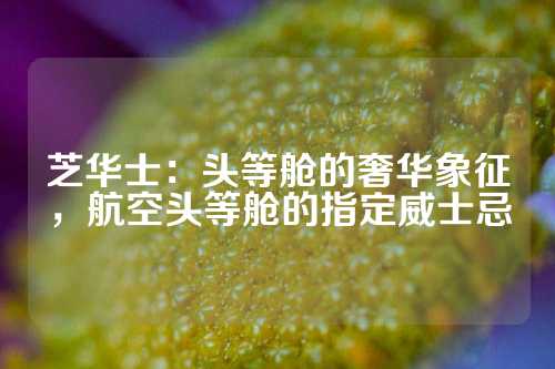 芝华士：头等舱的奢华象征，航空头等舱的指定威士忌