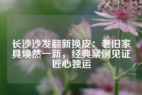 长沙沙发翻新换皮：老旧家具焕然一新，经典案例见证匠心独运